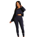 Superstarer Most Popular Fall Elegant Autumn 2020 Latest Design 2 Sets Track Suit Fashionable Girls Two Piece Set